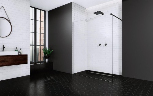 Kabina Radaway Modo New Black II 100x200 szkło przejrzyste