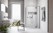 Kabina Radaway Essenza Black KDJ 90x90x200 prawa, szkło przejrzyste