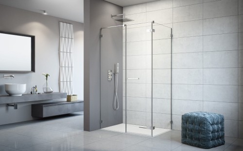 Kabina Radaway Arta KDS II 100x80x200 lewa, szkło przejrzyste