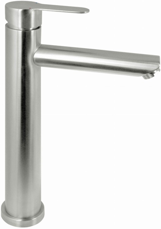 Bateria umywalkowa wysoka Lupo stal Deante
