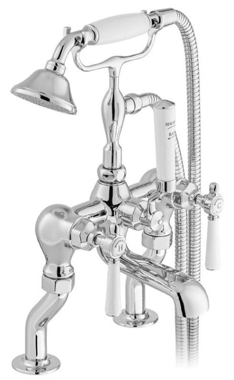 Bateria nawannowa z zestawem prysznicowym Axbridge Lever Chrom Vado