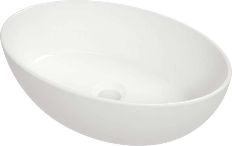 Umywalka ceramiczna nablatowa Alpinia Deante biała