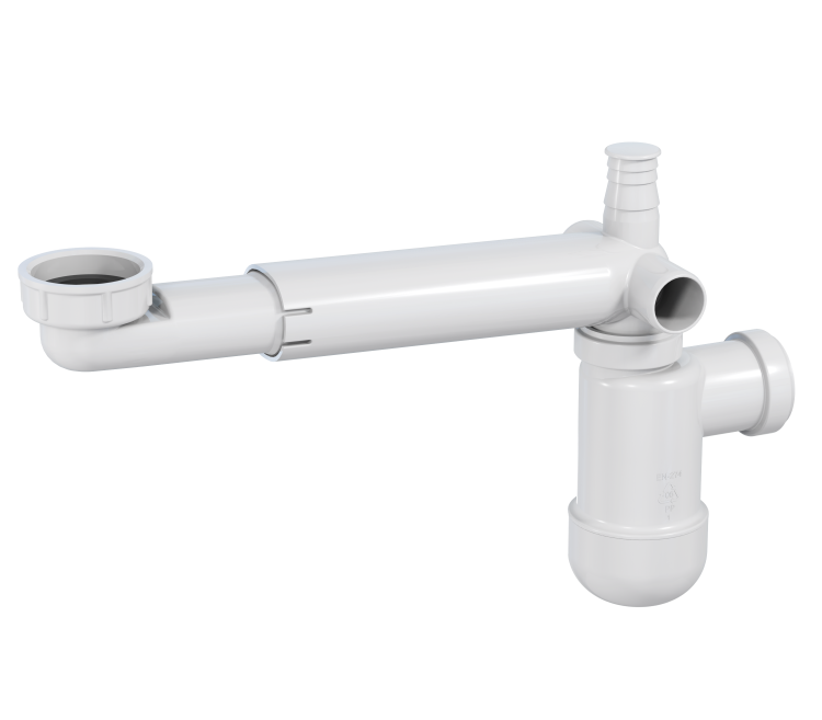 Syfon umywalkowy teleskopowy oszczędzający przestrzeń - space saver Deante