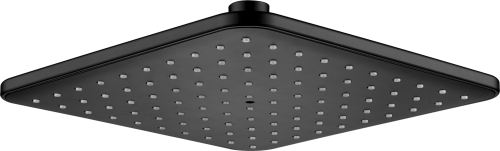 Głowica prysznicowa 1-funkcyjna - 201x201 mm Boro Deante nero czarna