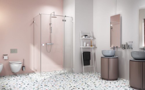 Kabina prysznicowa Radaway Essenza Pro 8 KDJ chrom prawa