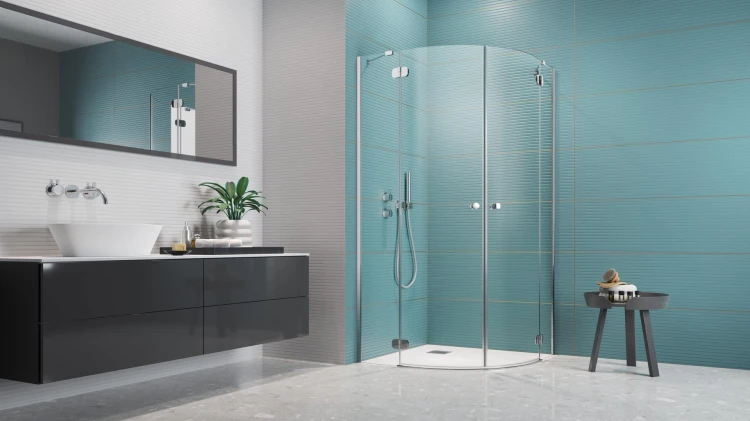 Kabina półokrągła Radaway Torrenta PDD 90x80x195 szkło przejrzyste