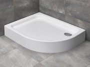 Brodzik asymetryczny Radaway Laros E Compact 100x80x17x5,5 lewy