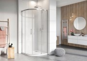 Kabina półokrągła Radaway Idea PDD 90x120x200,5 szkło przejrzyste