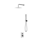 Podtynkowy zestaw prysznicowy z deszczownicą Aquila Chrome Lavita
