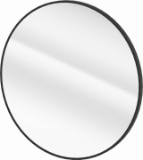 Lustro wiszące w ramie okrągłe 60 cm nero Round Deante