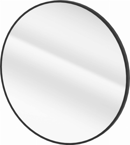 Lustro wiszące w ramie okrągłe 60 cm nero Round Deante