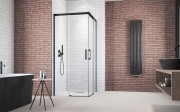 Kabina Radaway Idea Black KDD 75x75x200,5 szkło przejrzyste