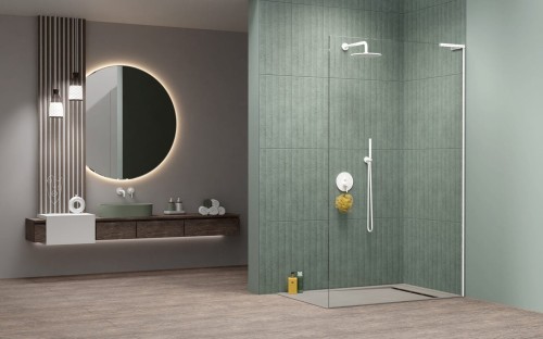 Kabina prysznicowa walk-in Radaway Modo SL White II prawa