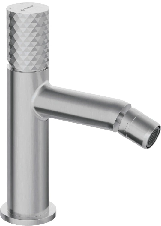 Bateria bidetowa stojąca stal szczotkowana Silia Hexa Deante