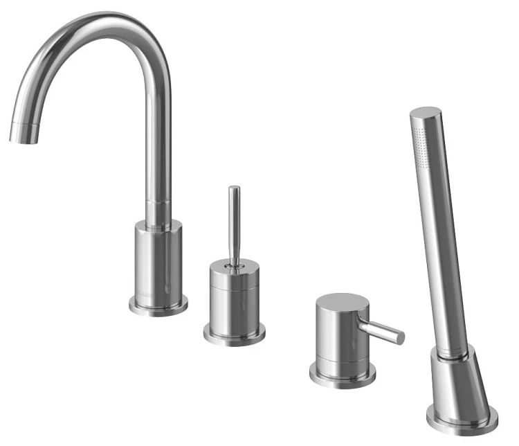 Bateria wannowa 4-otworowa KOHLMAN Maxima QB244M