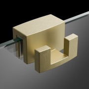 Wieszak na kabinę prysznicową Brushed Gold Radaway