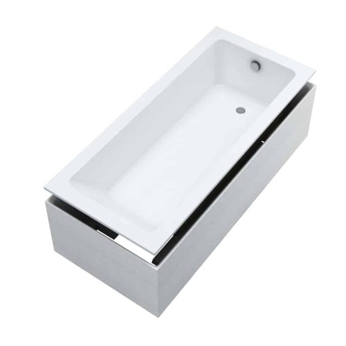 Wanna prostokątna z nośnikiem FAIR SET 150x75cm. Schedpol