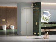 Kabina prysznicowa New Trendy Eventa Gold Shine prawa