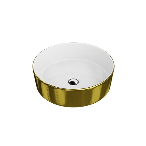 Umywalka nablatowa Merida Brushed Gold Lavita
