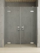 Drzwi prysznicowe New Trendy Reflexa 220x200 szkło czyste