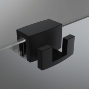 Wieszak na kabinę prysznicową czarny Radaway Black WR-054