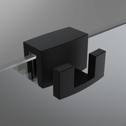 Wieszak na kabinę prysznicową czarny Radaway Black WR-054