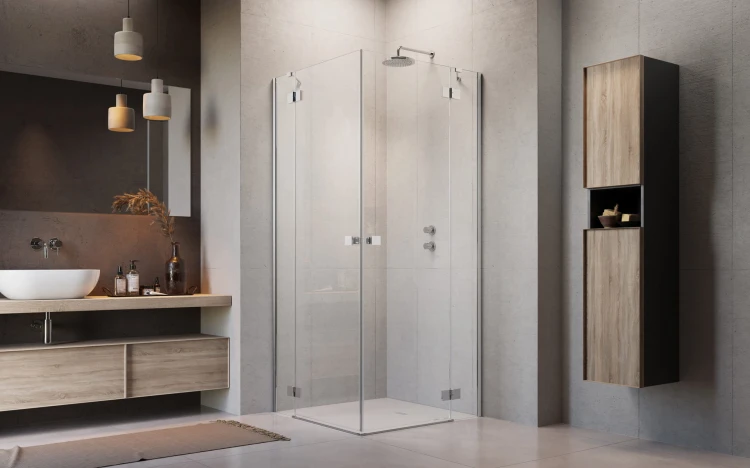Kabina Radaway Essenza KDD 80x80x200 szkło przejrzyste