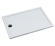 Brodzik prostokątny ESTIMA 80x120 Schedpol Schedline, biały - odpływ krótszy bok