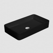 Umywalka nablatowa LAVITA Pasana Slim Black