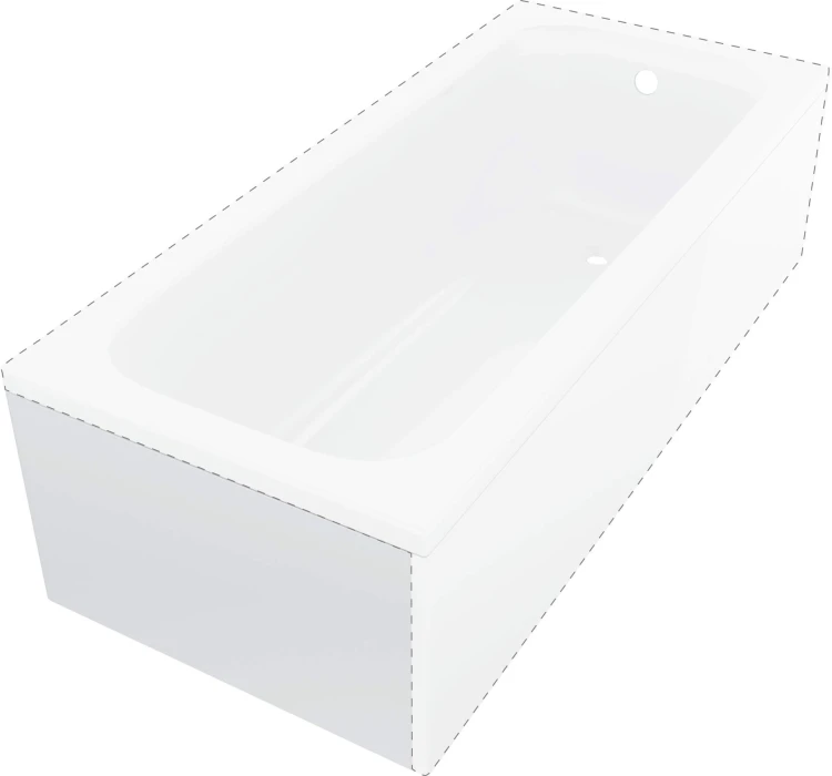 Obudowa do wanny Prizma 140-170 cm - krótki bok Deante