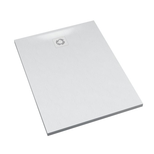 Brodzik prostokątny MAGNIFIC White Stone 80x100 Schedpol Schedline, biały