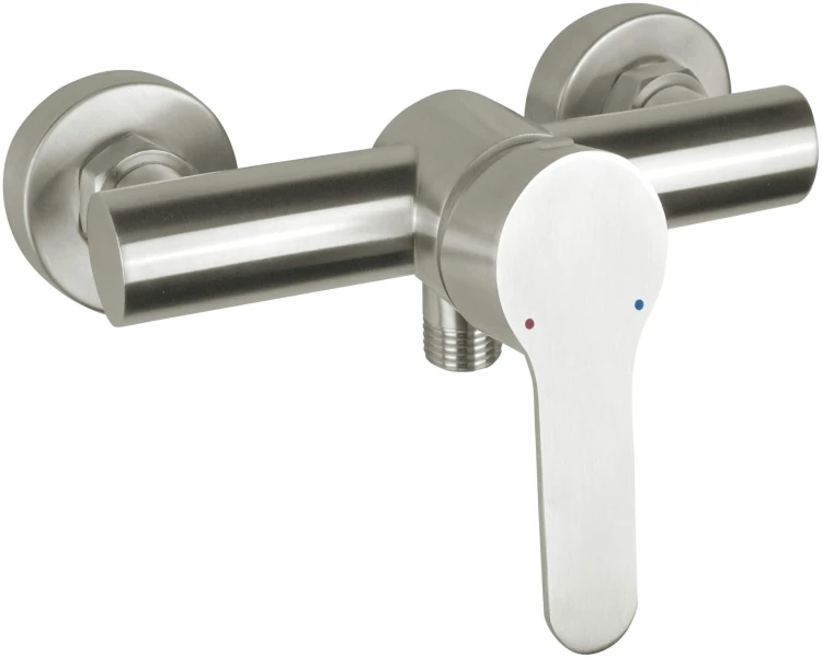 Bateria prysznicowa ścienna Lupo stal Deante