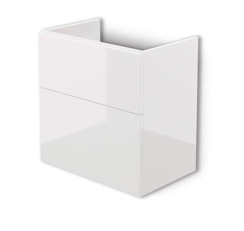 Szafka umywalkowa bez blatu biała 60x38,5x60 Prizma Deante