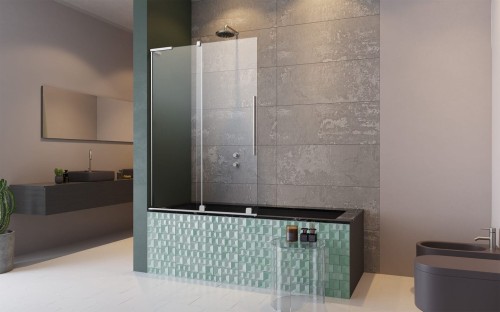 Parawan nawannowy Furo SL PND II Radaway chrom lewy