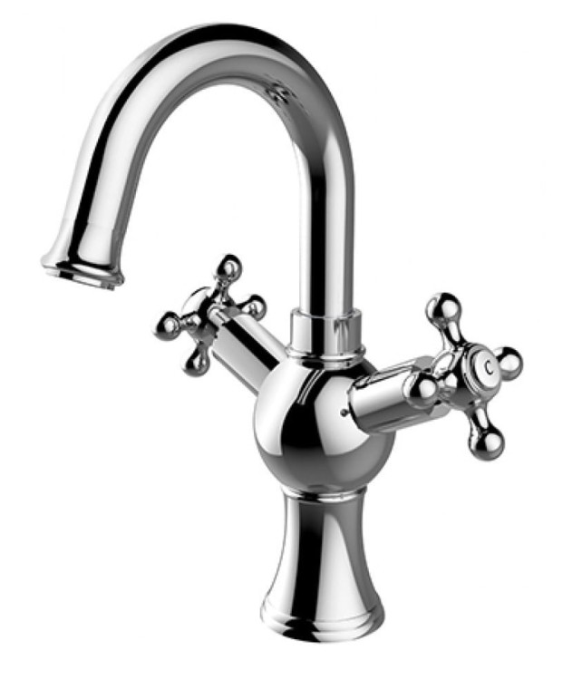 Bateria umywalkowa Besco RETRO II chrom