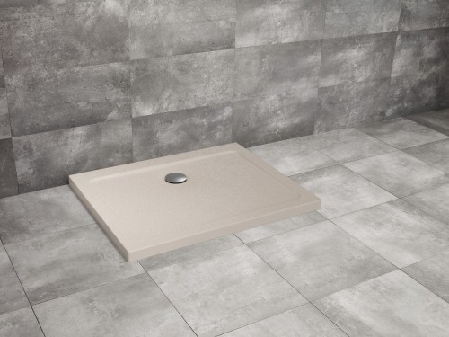 Brodzik prostokątny płytki Radaway Doros D 100x80 Stone kaszmirowy
