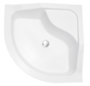 Brodzik półokrągły Besco OLIVER II-PMD 90x90x21