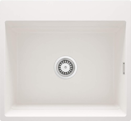 Zlewozmywak granitowy magnetyczny 1-komorowy alabaster Magnetic Deante