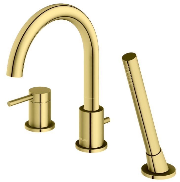 Bateria wannowa 3-otworowa złota Axel Gold KOHLMAN QB241AGD