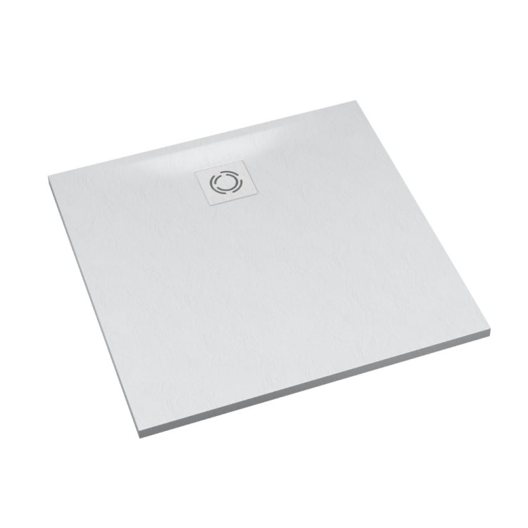 Brodzik kwadratowy MAGNIFIC White Stone 80x80 Schedpol Schedline, biały