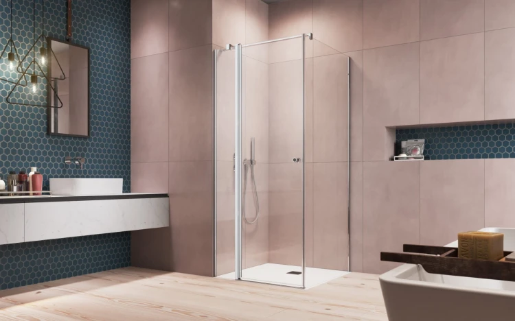 Kabina kwadratowa Radaway Eos KDJ II 80x80x195 lewa, szkło przejrzyste