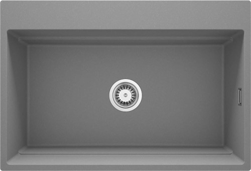 Zlewozmywak granitowy magnetyczny szary metalik Magnetic Deante