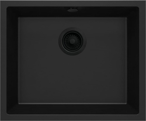 Zlewozmywak granitowy 1-komorowy podwieszany nero Corda Deante