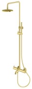 Zestaw wannowo-prysznicowy złoty Axel Gold KOHLMAN QW277AGD