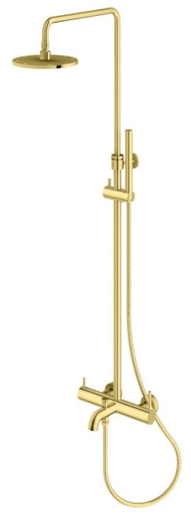 Zestaw wannowo-prysznicowy złoty Axel Gold KOHLMAN QW277AGD