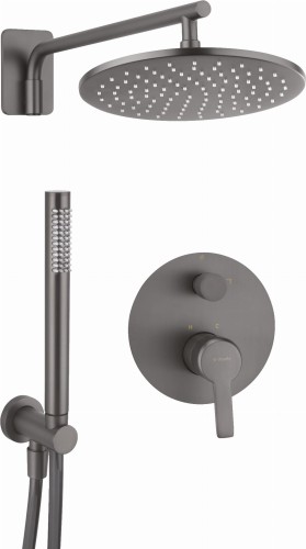 Komplet natryskowy podtynkowy Arnika Titanium Deante