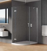 Kabina asymetryczna New Trendy New Merana 120x85x195 prawa, szkło czyste