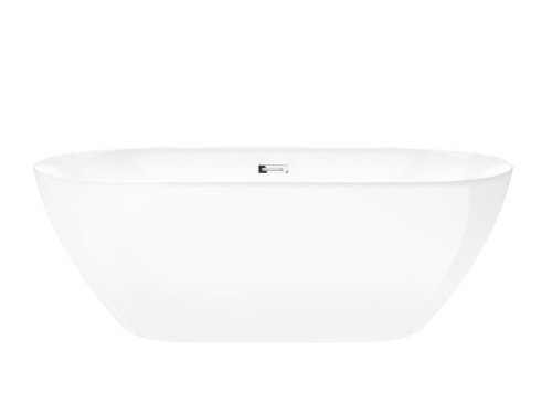 Wanna wolnostojąca corsan e041 olvena 160 cm z wykończeniem chrom