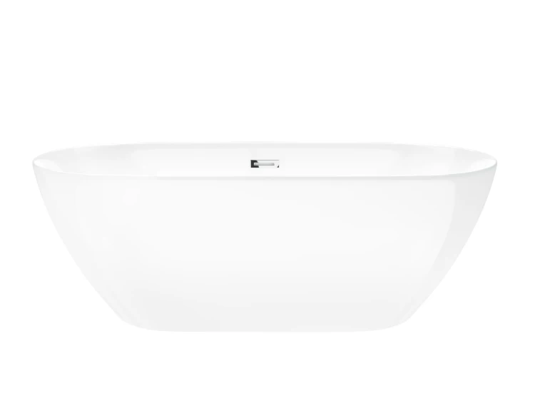 Wanna wolnostojąca corsan e041 olvena 160 cm z wykończeniem chrom