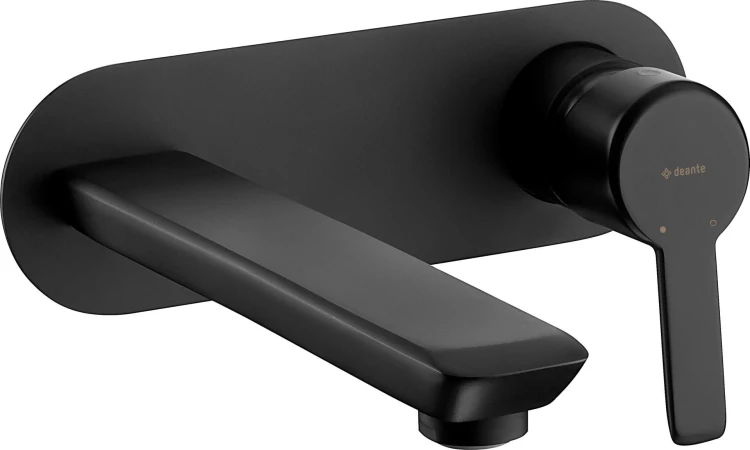 Bateria umywalkowa podtynkowa nero czarna Arnika Deante